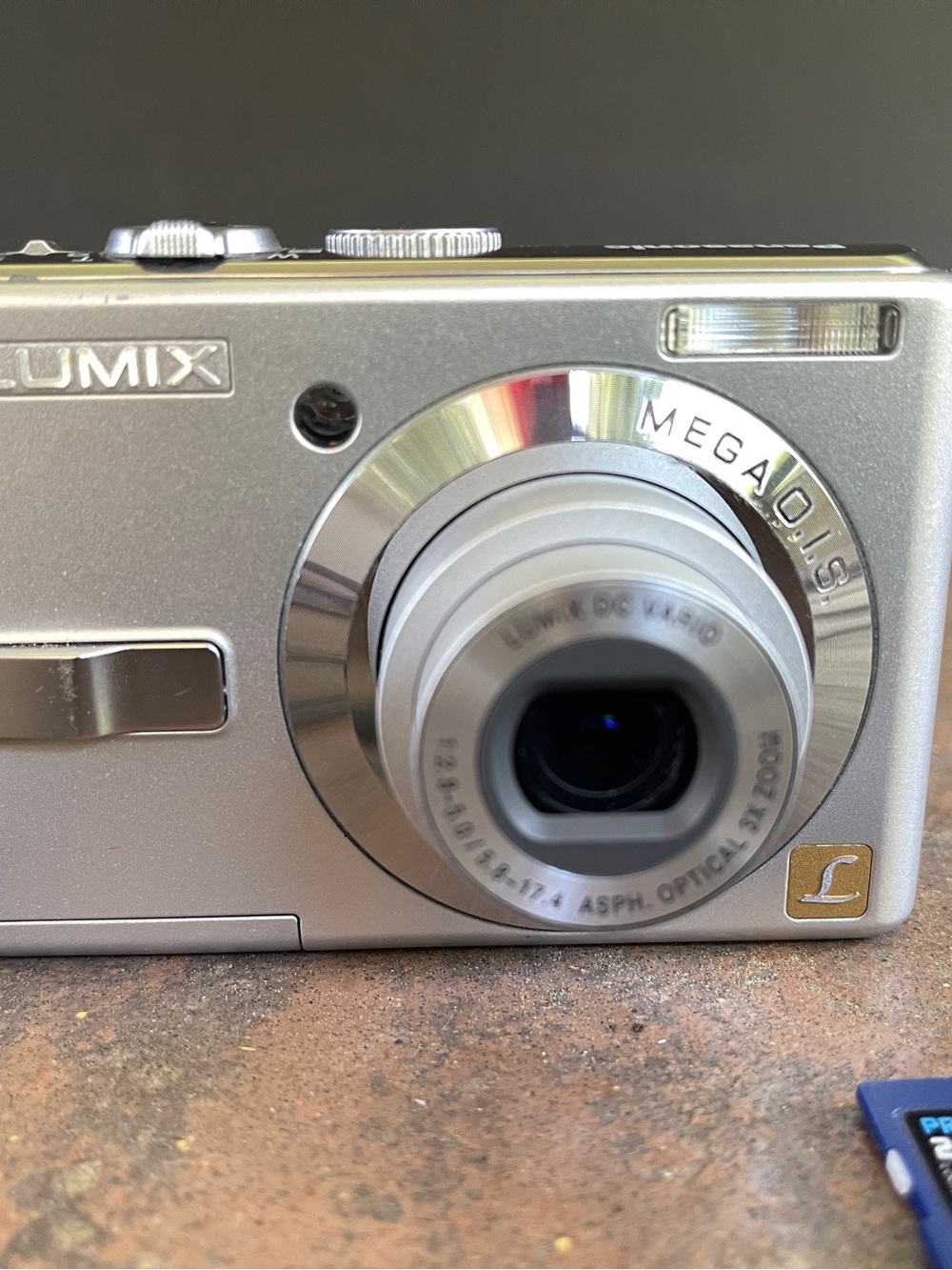 Panasonic Lumix Silver Compact Point-and-Shoot Camera
